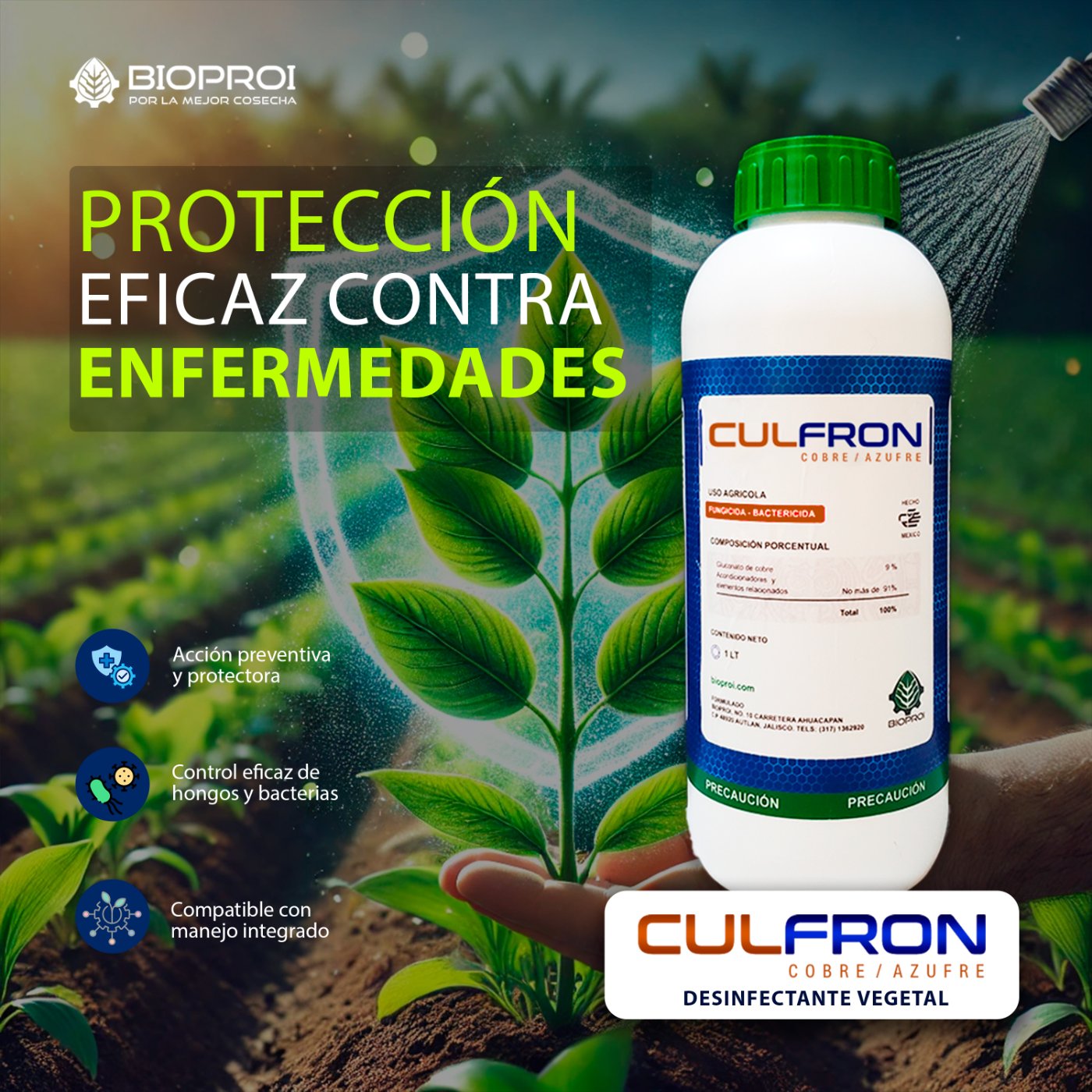 Desinfectante vegetal 